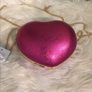 Michael Kors Heart Shape Clutch
